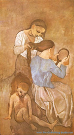 Pablo Picasso La Coiffure oil painting reproduction