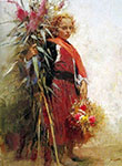 Pino Daeni Flower Child oil painting reproduction