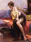 Pino Daeni After Midnight oil painting reproduction