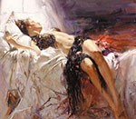 Pino Daeni Morning Dreams oil painting reproduction