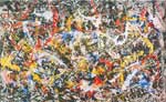Jackson Pollock Convergence Number 10 oil painting reproduction