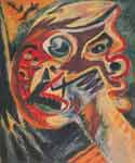 Jackson Pollock Orange Head oil painting reproduction