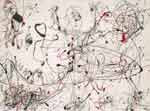 Jackson Pollock Number 4, 1948: Gray and Red oil painting reproduction