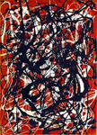 Jackson Pollock Free Form oil painting reproduction