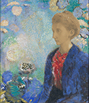 Odilon Redon Baroness Robert de Domecy, 1902 oil painting reproduction