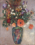 Odilon Redon Bouquet of Flowers in a Vase oil painting reproduction