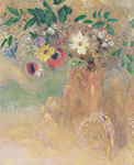 Odilon Redon Bouquet of Flowers, 1912 oil painting reproduction