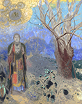 Odilon Redon Buddah, 1908 oil painting reproduction