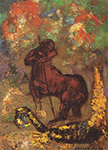 Odilon Redon Centaur and Dragon, 1908 oil painting reproduction