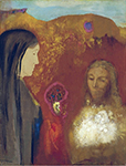 Odilon Redon Christ and Samaritan Woman oil painting reproduction