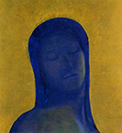 Odilon Redon Closed Eyes, 1890-99 oil painting reproduction