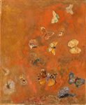 Odilon Redon Evocation of Butterflies, 1912 oil painting reproduction