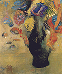 Odilon Redon Flowers, 1903 oil painting reproduction