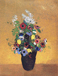 Odilon Redon Flowers, 1905 oil painting reproduction