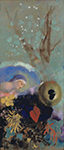 Odilon Redon Homage to Leonardo da Vinci, 1908 oil painting reproduction