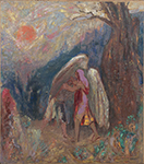 Odilon Redon Jacob Wrestling with the Angel, 1905-10 oil painting reproduction