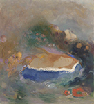 Odilon Redon Ophelia, Blue Cloak on the Water, 1900-05 oil painting reproduction