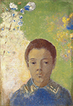 Odilon Redon Portrait of Ari Redon, 1898 oil painting reproduction