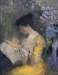 Odilon Redon Portrait of Madame Arthur Fontaine, 1901 oil painting reproduction