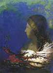 Odilon Redon Red Thorns oil painting reproduction