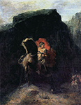 Odilon Redon Roland at Roncevaux, 1868-69 oil painting reproduction