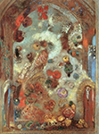 Odilon Redon Stained Glass Window (also known as Allegory), 1908 oil painting reproduction