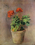 Odilon Redon The Pot of Geraniums, 1910 oil painting reproduction