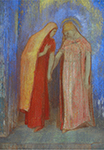 Odilon Redon The Visitation oil painting reproduction