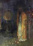 Odilon Redon The Yellow Cape, 1895 oil painting reproduction