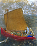 Odilon Redon The Yellow Sail, 1905 oil painting reproduction