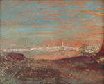 Odilon Redon Italian Landscape, 1895 oil painting reproduction