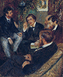 Pierre-Auguste Renoir The Artist's Studio, Rue Saint-Georges, 1876 oil painting reproduction