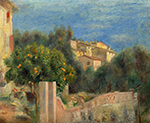 Pierre-Auguste Renoir The Artist`s House in Cagnes oil painting reproduction