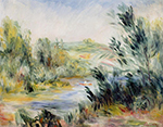 Pierre-Auguste Renoir The Banks of a River, Rower in a Boat oil painting reproduction