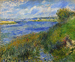 Pierre-Auguste Renoir The Banks of the Seine at Champrosay, 1876 oil painting reproduction
