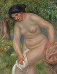 Pierre-Auguste Renoir The Bather (Gabrielle Wiping), 1909 oil painting reproduction