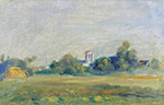 Pierre-Auguste Renoir The Bell Tower of Essoyes, 1895 oil painting reproduction