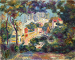 Pierre-Auguste Renoir The Building of Sacre-Coeur, 1800 oil painting reproduction