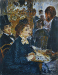Pierre-Auguste Renoir The Cafe, 1874-75 oil painting reproduction