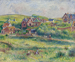 Pierre-Auguste Renoir The Chalet of Blanche Pierson at Pourville oil painting reproduction