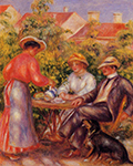 Pierre-Auguste Renoir The Cup of Tea - 1906 - 1907 oil painting reproduction