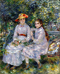 Pierre-Auguste Renoir The Daughters of Paul Durand-Ruel, 1882 oil painting reproduction