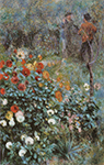 Pierre-Auguste Renoir The Garden in the Rue Cortot at Montmartre, 1876 oil painting reproduction