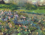 Pierre-Auguste Renoir The Garden of Roses, 1870-73 oil painting reproduction