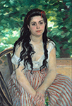 Pierre-Auguste Renoir The Gypsy Girl, 1868 oil painting reproduction