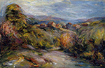 Pierre-Auguste Renoir The Hills of Cagnes oil painting reproduction