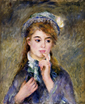 Pierre-Auguste Renoir The Ingenue - 1877 oil painting reproduction
