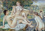 Pierre-Auguste Renoir The Large Bathers, 1884-87 ` oil painting reproduction