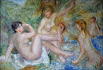 Pierre-Auguste Renoir The Large Bathers, 1901-02 oil painting reproduction