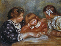 Pierre-Auguste Renoir The Lesson, 1906 oil painting reproduction